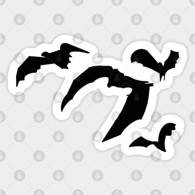 Bats Sticker by Gavlart